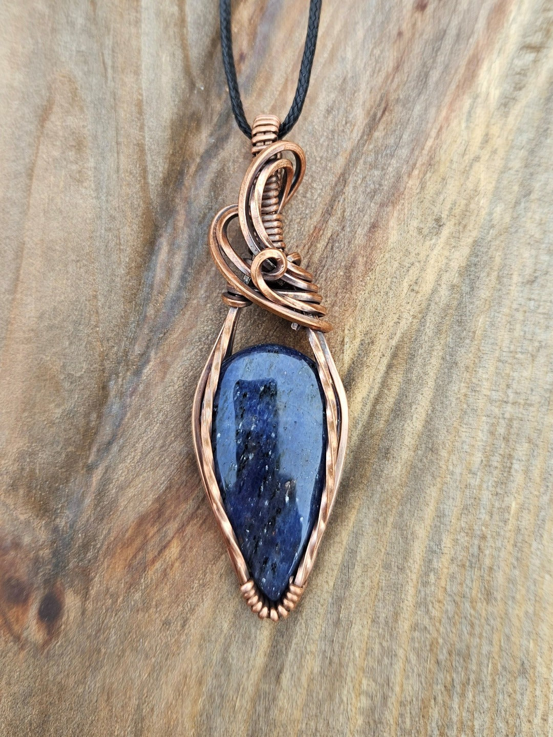 Iolite and Copper Necklace