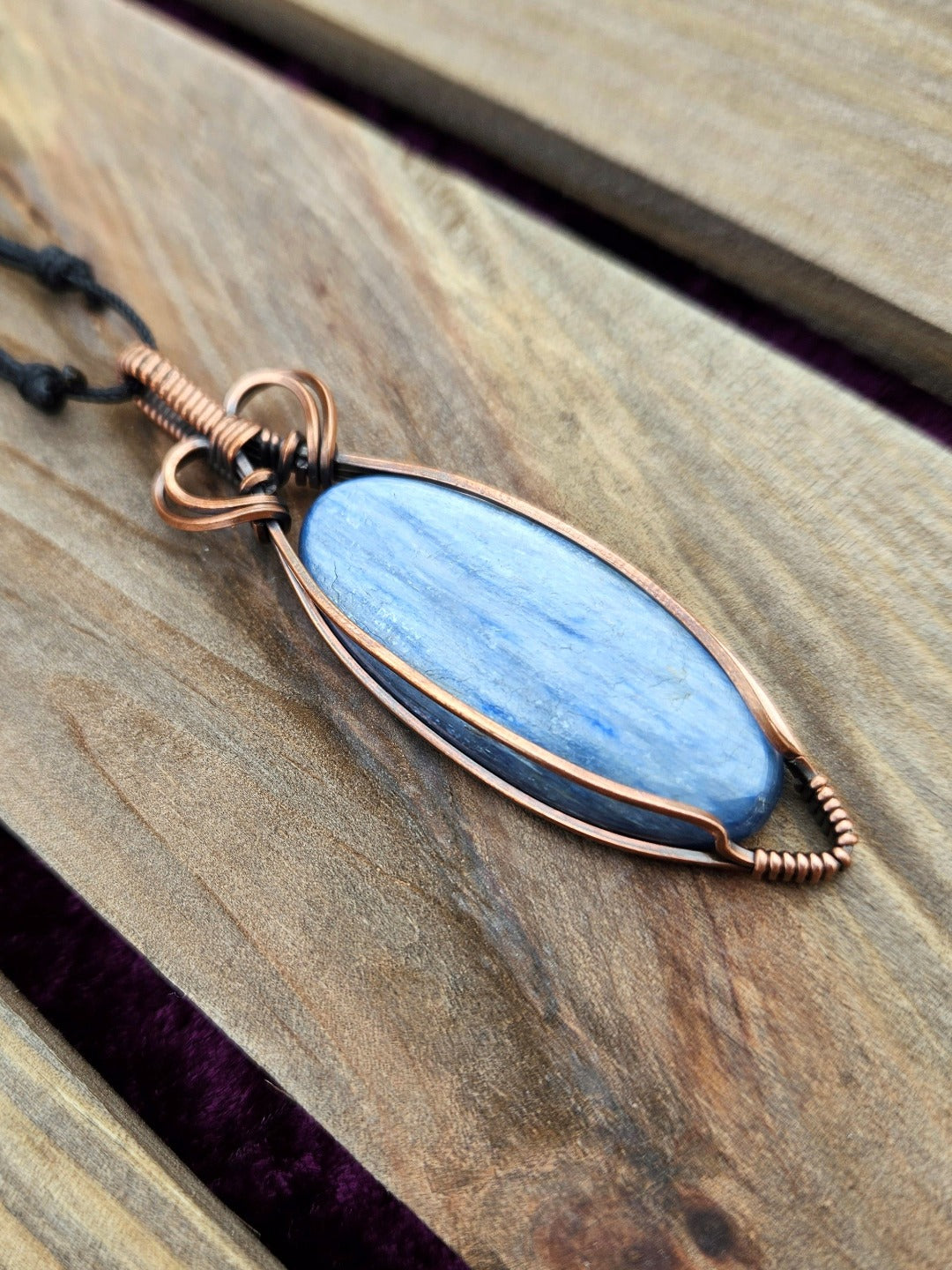 Kyanite and Copper Necklace