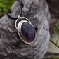 Amethyst and Sterling Silver Necklace