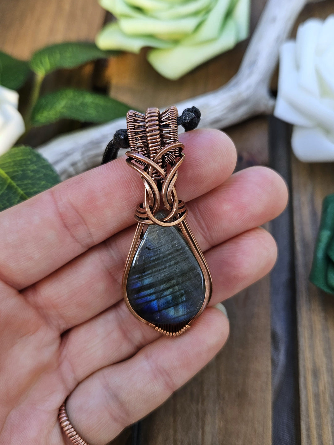 Labradorite and Copper Necklace