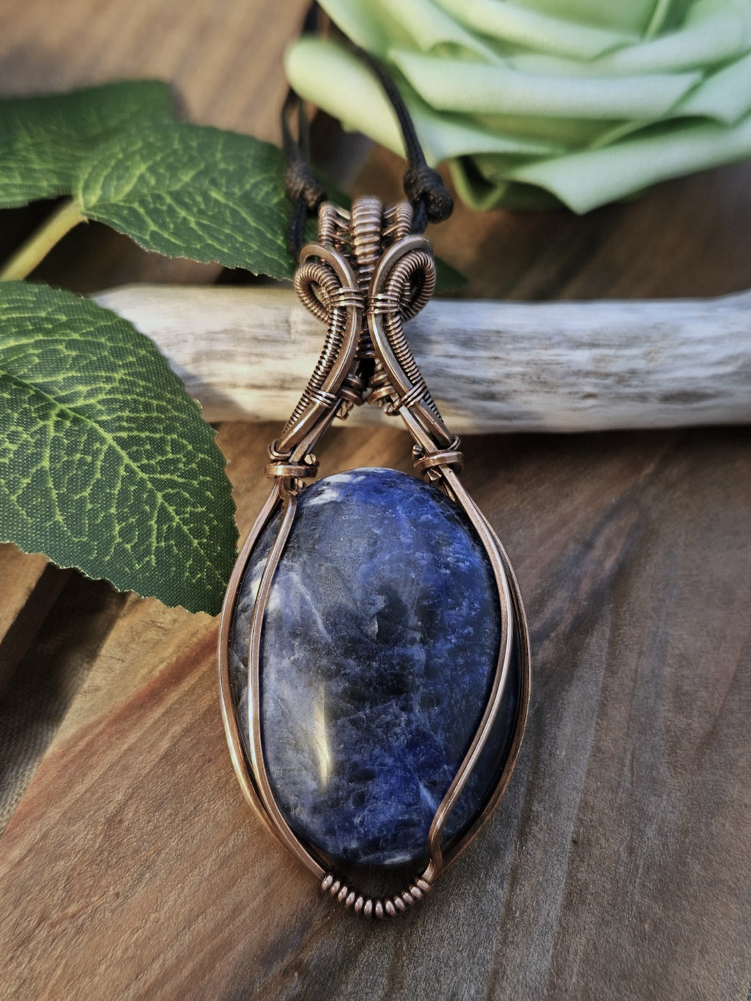 Sodalite and Copper Necklace