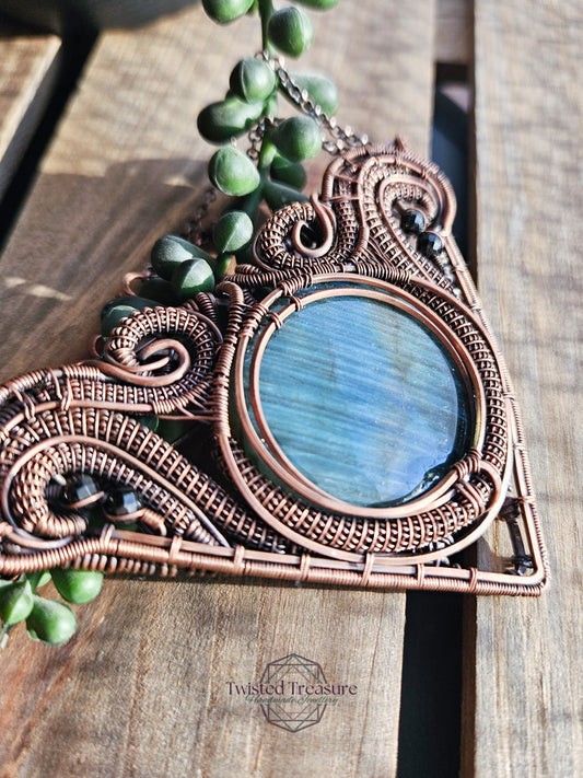 'Tide' Labradorite & Copper Necklace