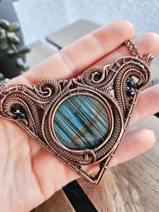 'Tide' Labradorite & Copper Necklace