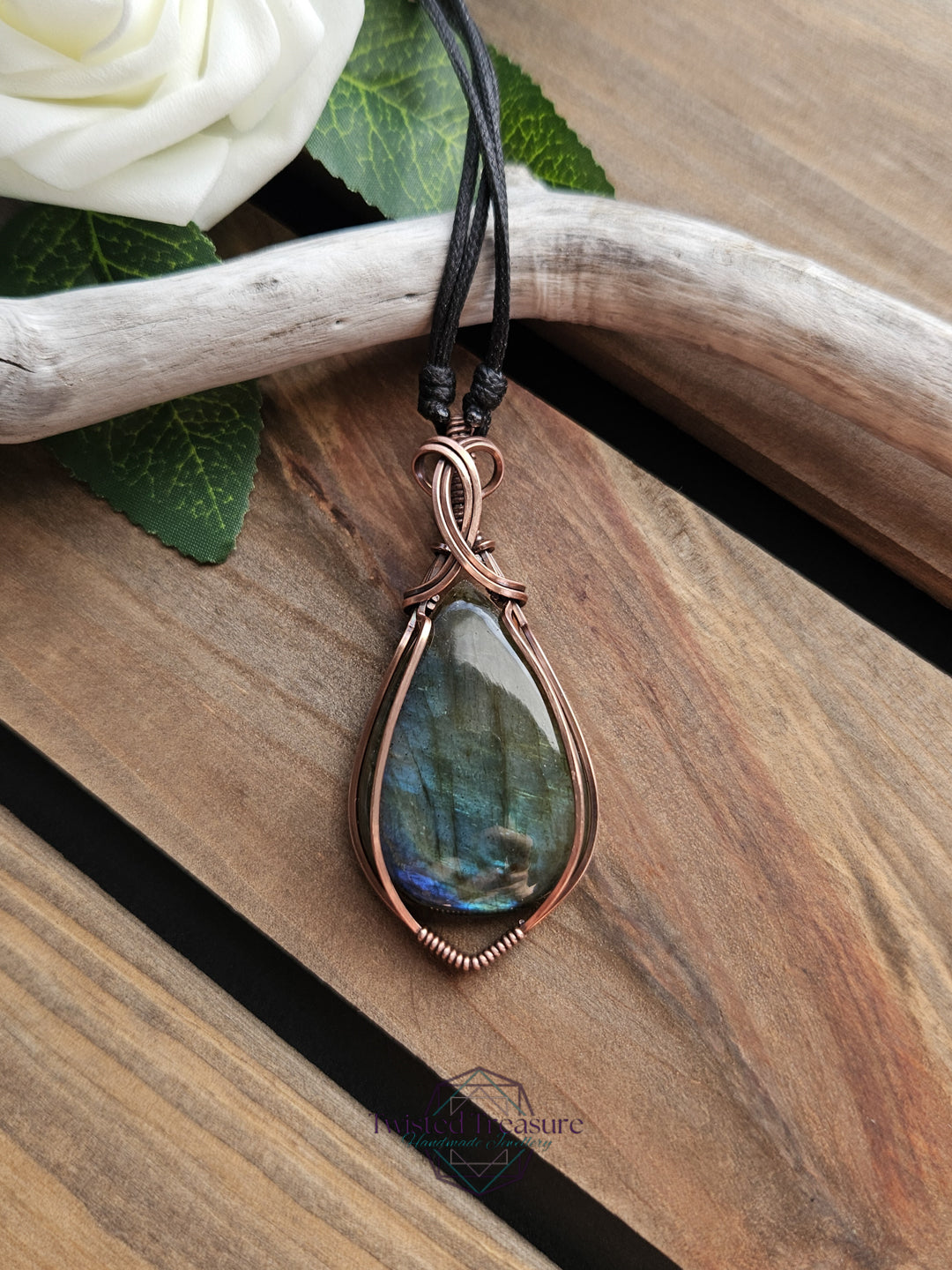 Labradorite and Copper Necklace