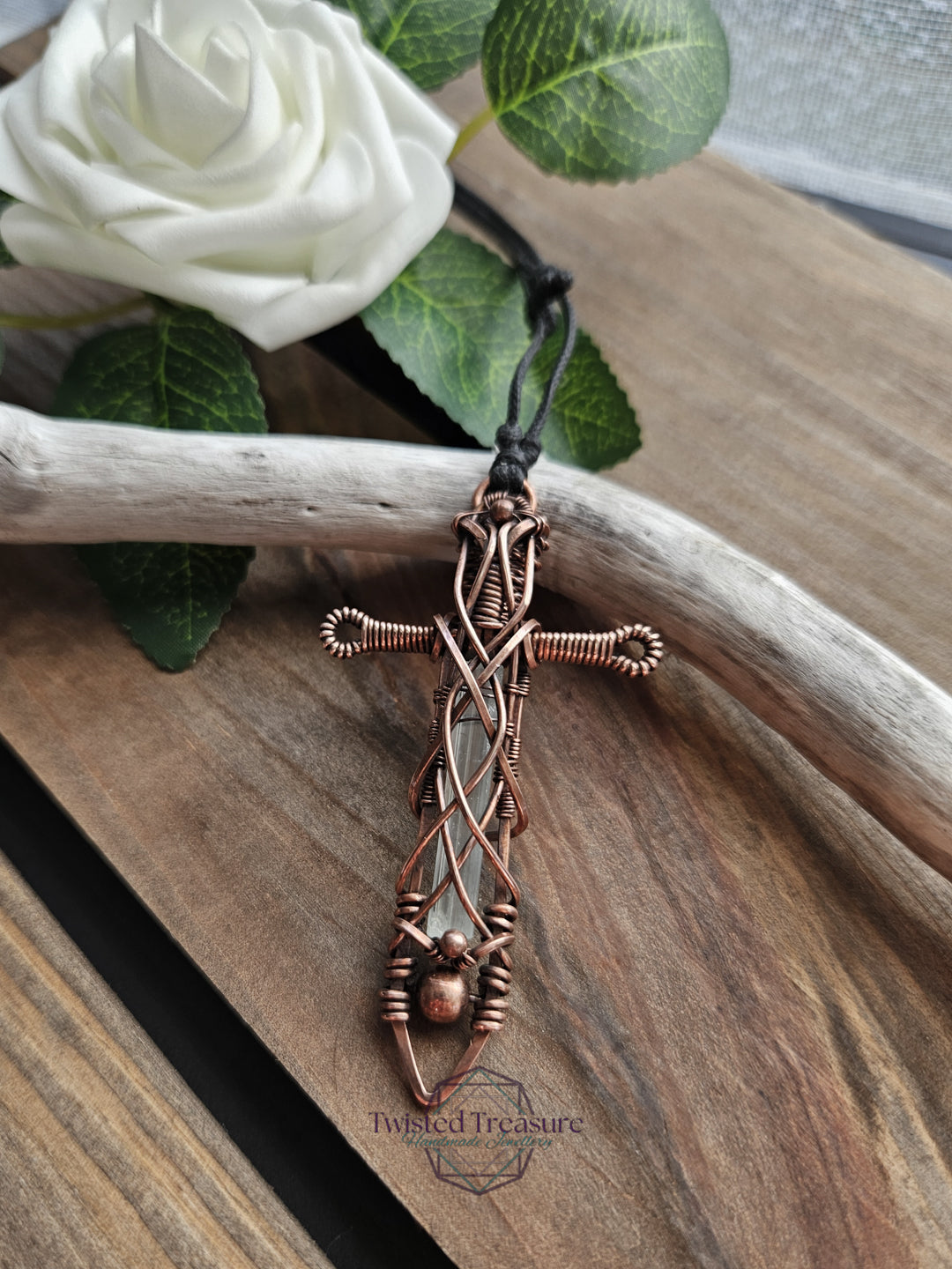 Aquamarine and Copper Necklace