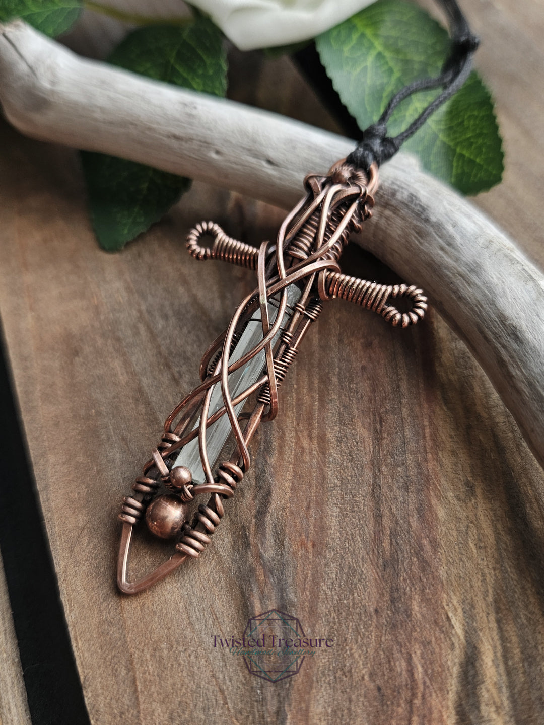 Aquamarine and Copper Necklace