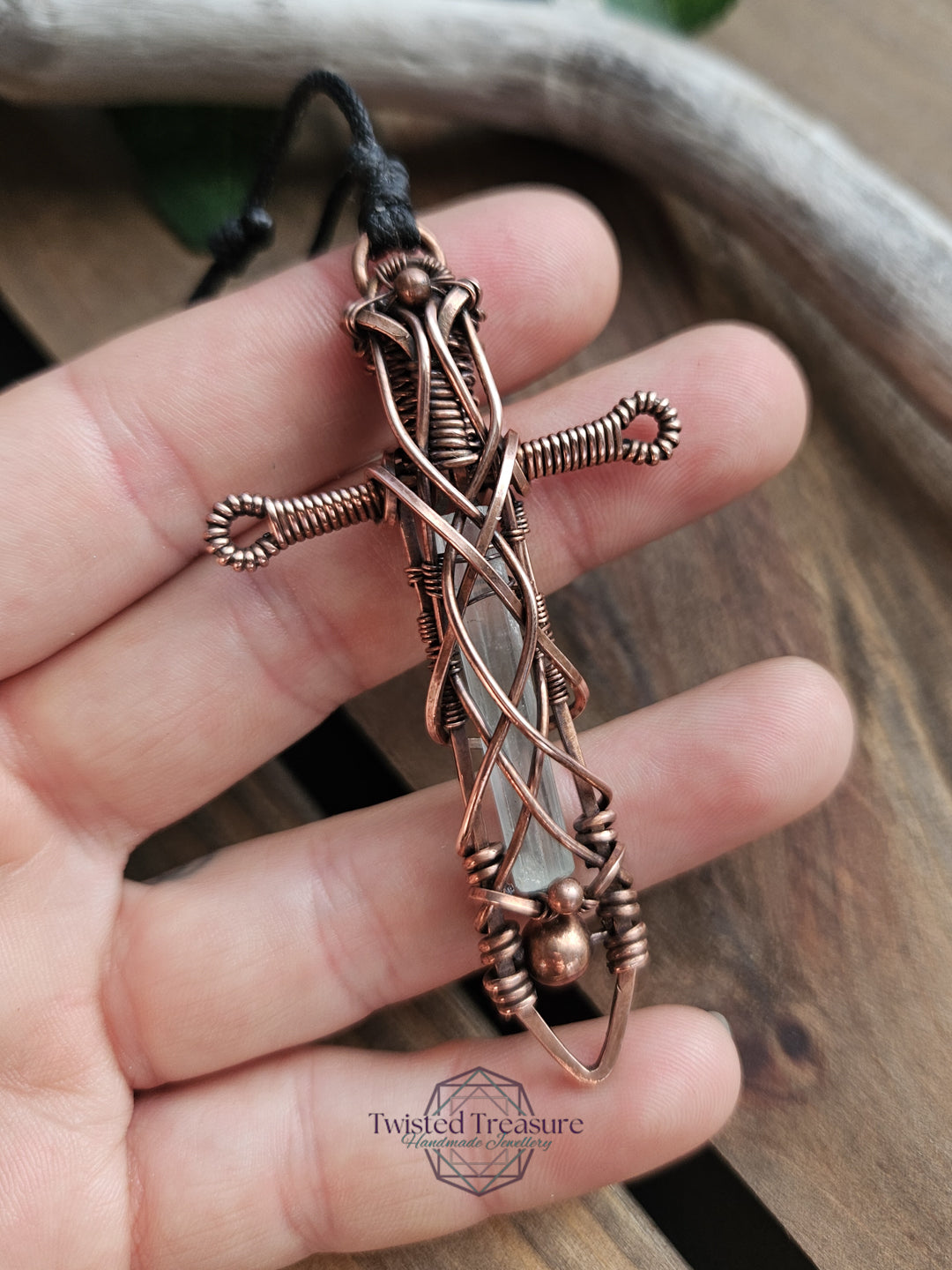 Aquamarine and Copper Necklace