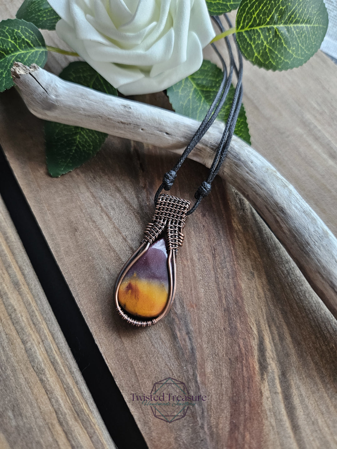 Mookaite and Copper Necklace