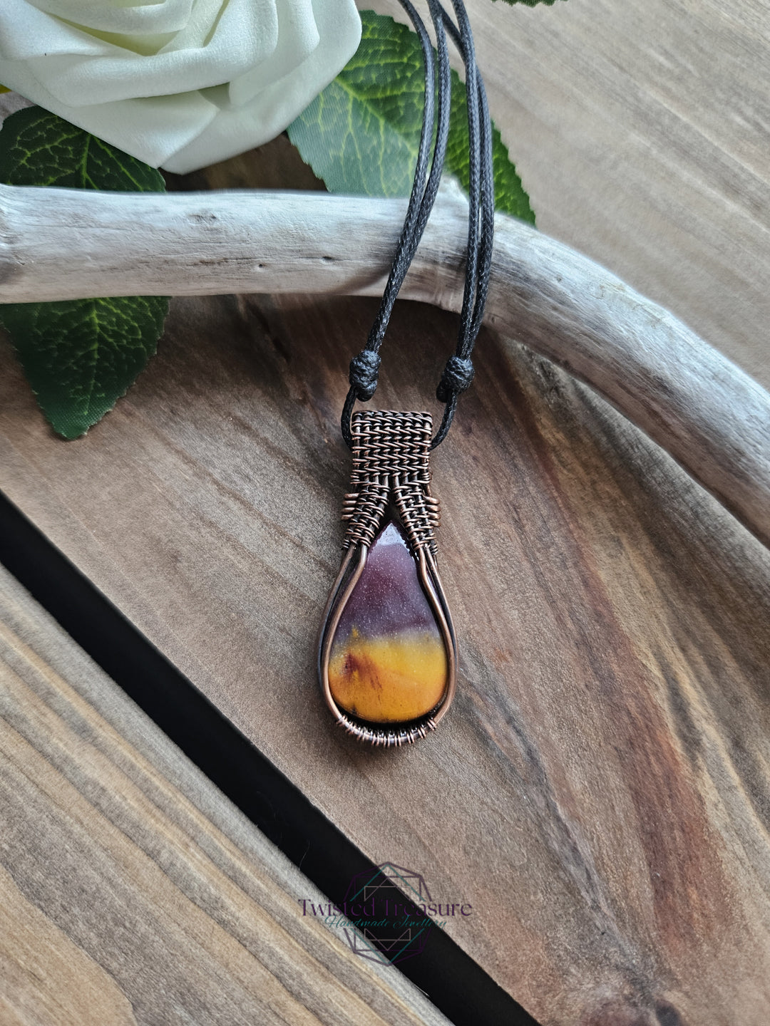 Mookaite and Copper Necklace