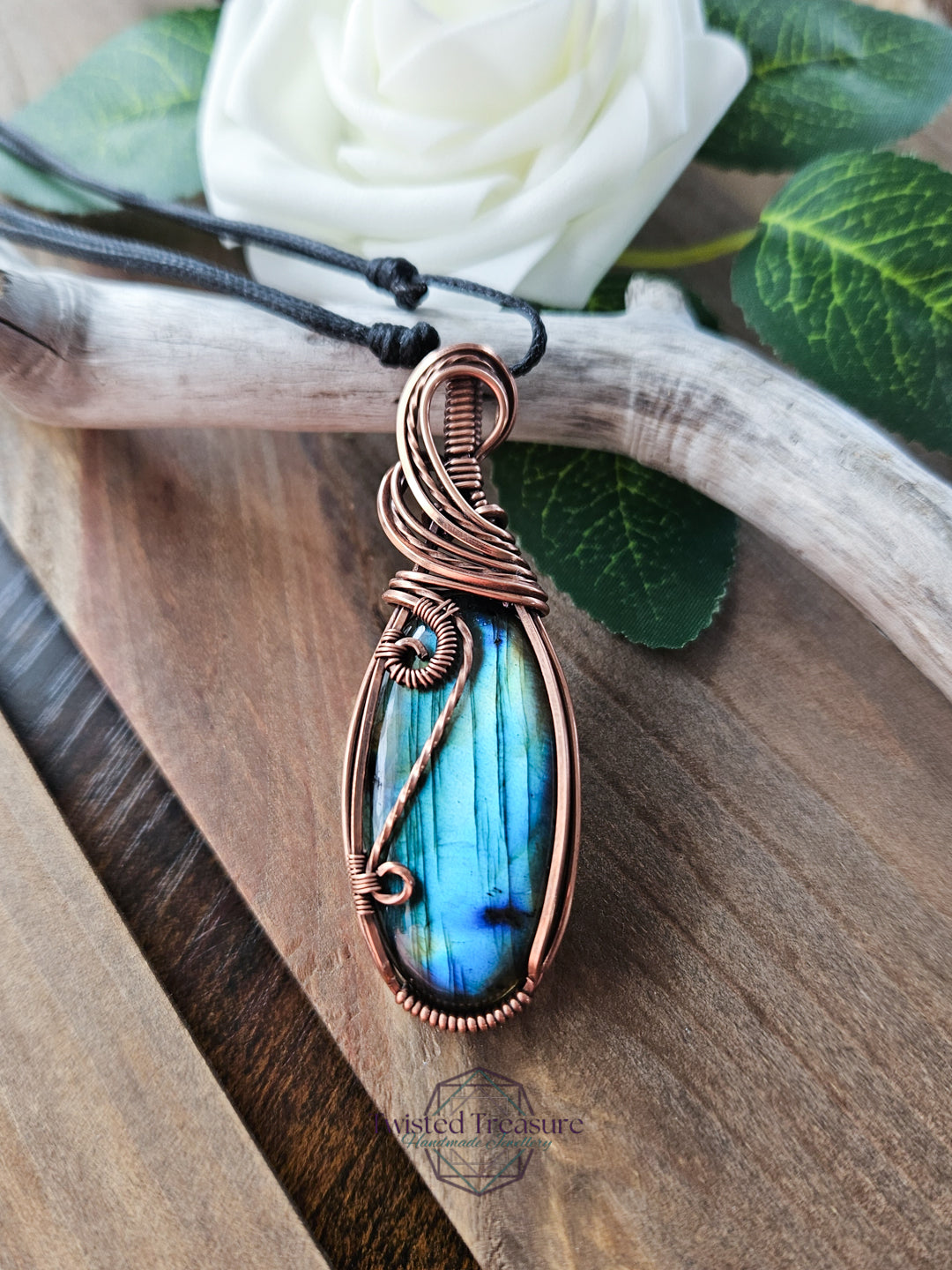 Labradorite and Copper Necklace