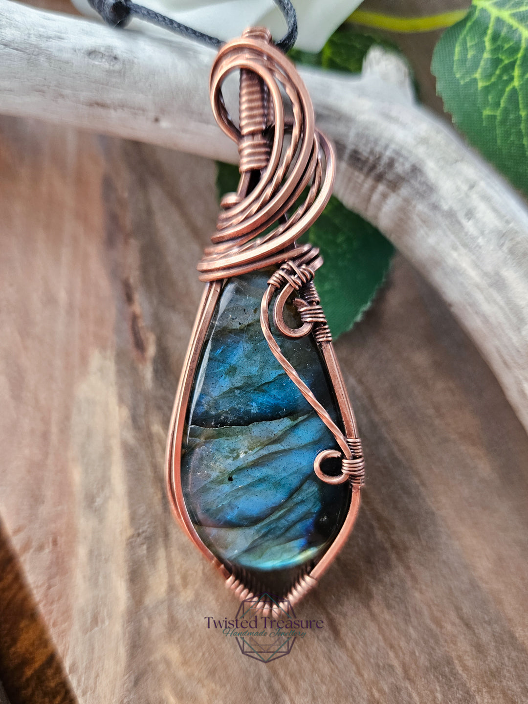 Labradorite and Copper Necklace