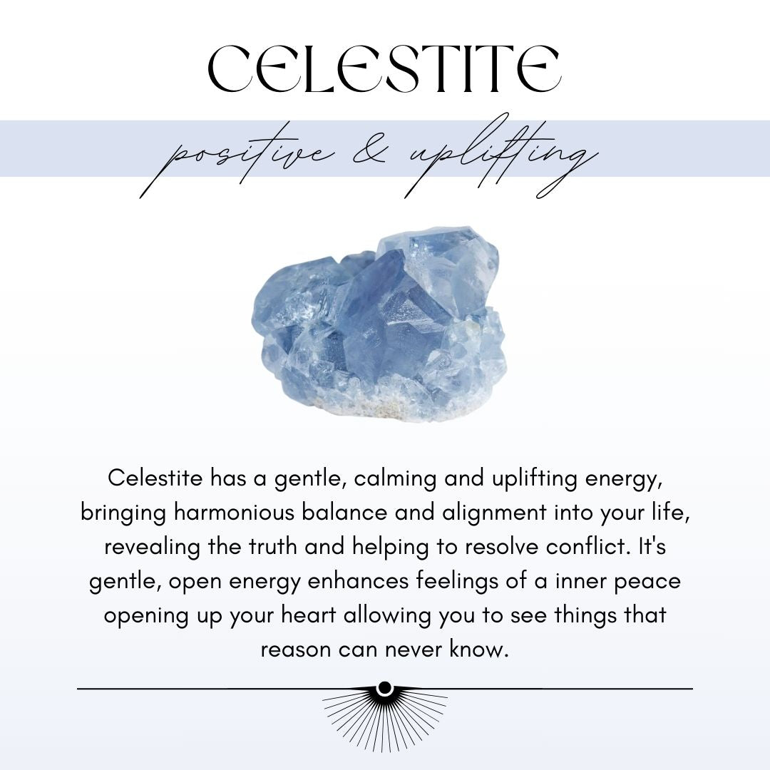 Celestite and Copper Necklace