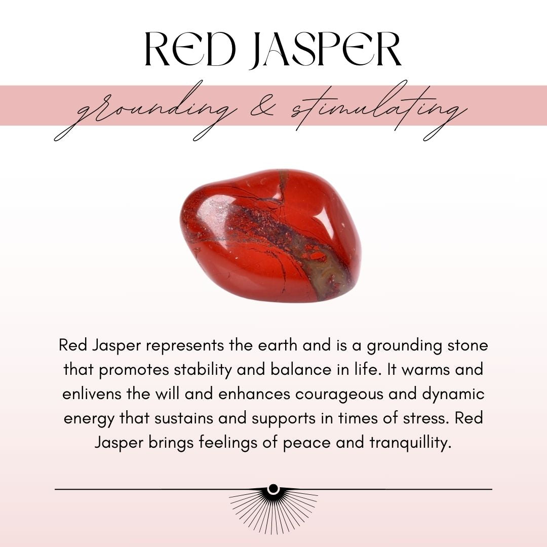Red Jasper and Copper Tree of Life Necklace