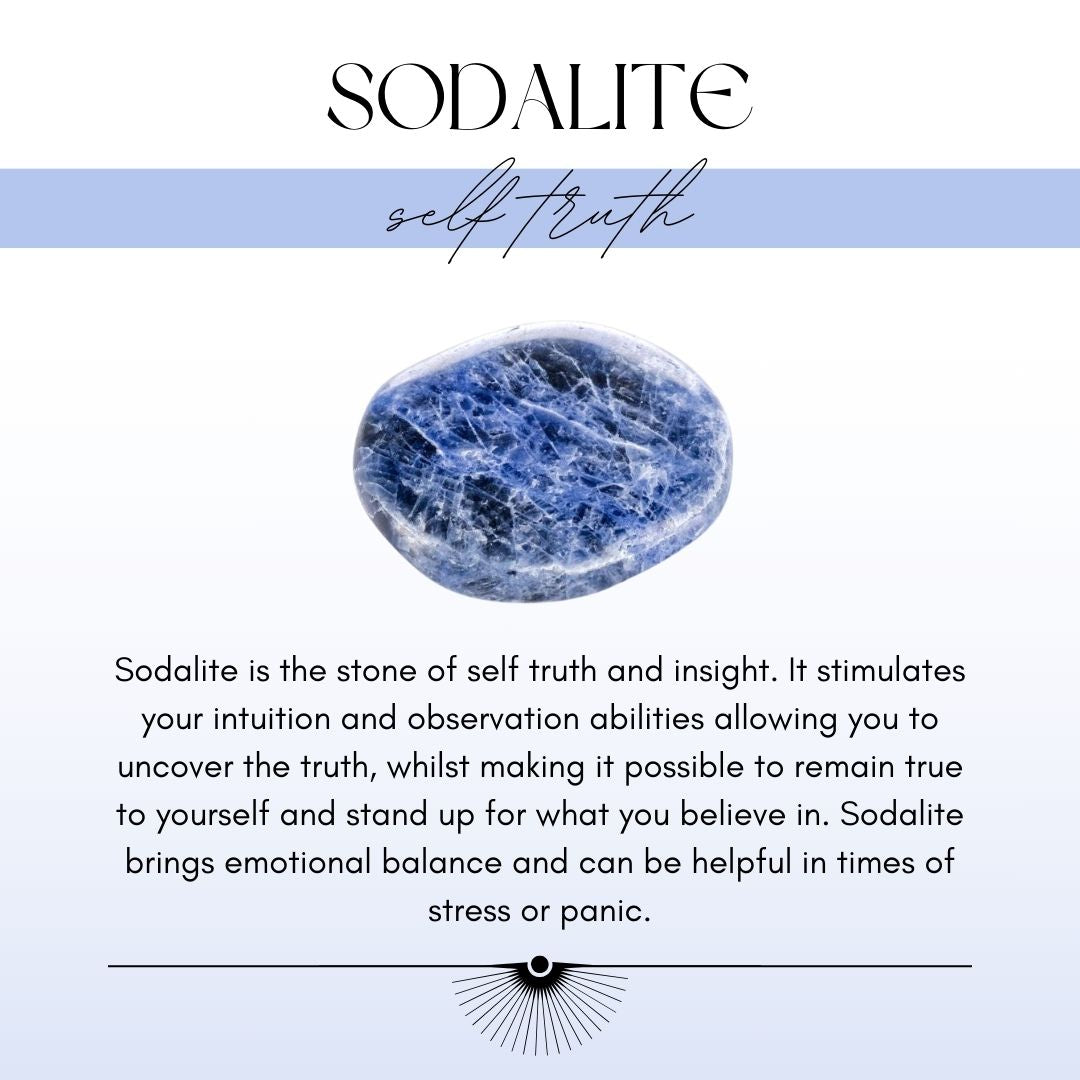 Sodalite and Silver Necklace