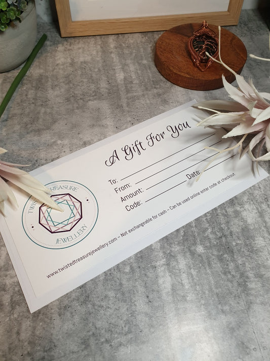 Twisted Treasure Gift Certificate