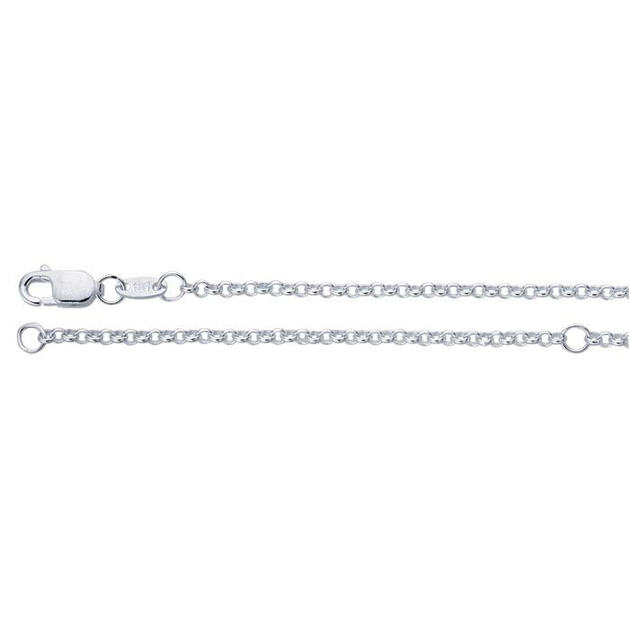 Upgrade - Sterling Silver Rollo Chain 16", 18" & 20"
