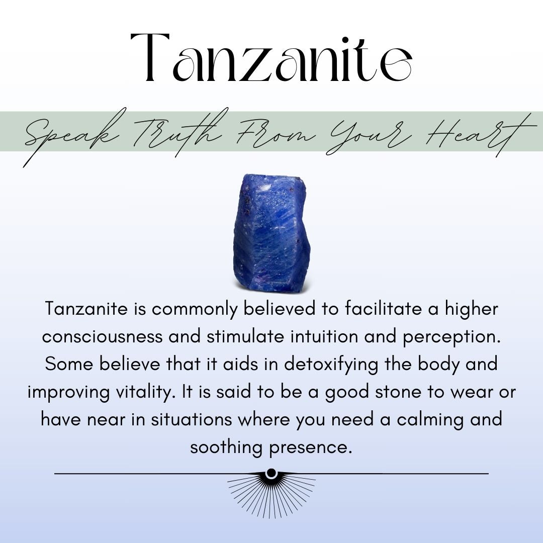 Tanzanite and Silver Bracelet - December