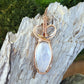 Moonstone and Rose Gold Necklace