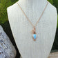 Larimar and Rose Gold Necklace