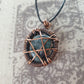 Emerald and Copper 'Amulet' Necklace