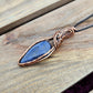 Iolite and Copper Necklace