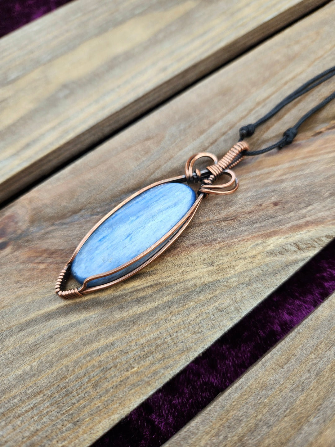 Kyanite and Copper Necklace