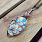K2 Stone and Copper Paw Necklace