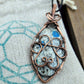 K2 Stone and Copper Paw Necklace