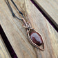 Red Tigers Eye and Copper Necklace
