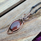 Red Tigers Eye and Copper Necklace