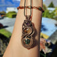 'Serpent' - Amethyst, Labradorite, Citrine & Copper Necklace