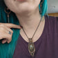 'Gaia' - Amber, Labradorite, Smoky Quartz & Copper Necklace