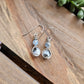 Kyanite, Moonstone and Silver Earrings