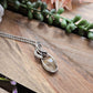 Golden Rutile Quartz and Sterling Silver Necklace