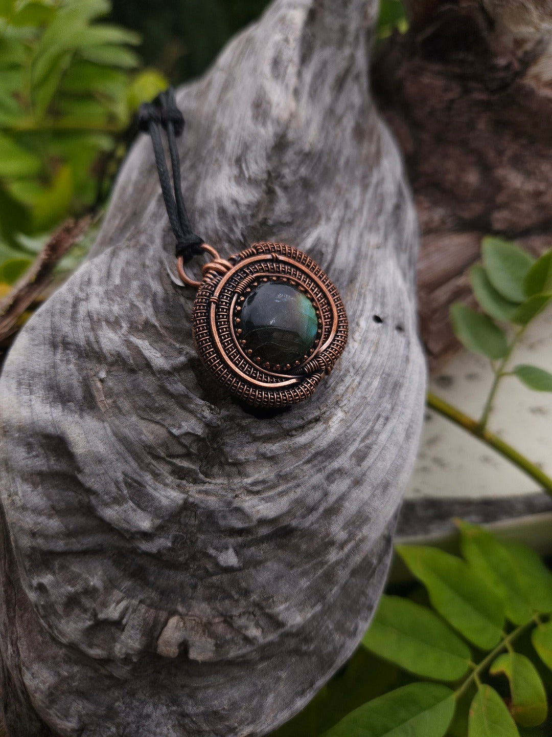 Labradorite and Copper Necklace