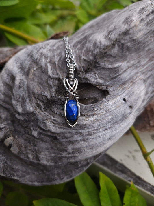 Lapis and Sterling Silver Necklace
