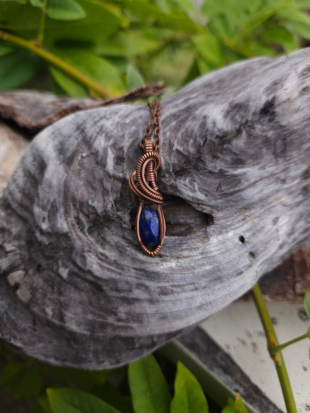 Lapis Lazuli and Copper Necklace