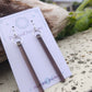 Smoky Quartz and Sterling Silver Earrings