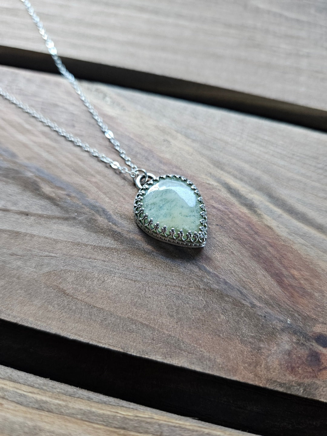 Aquamarine and Sterling Silver Necklace