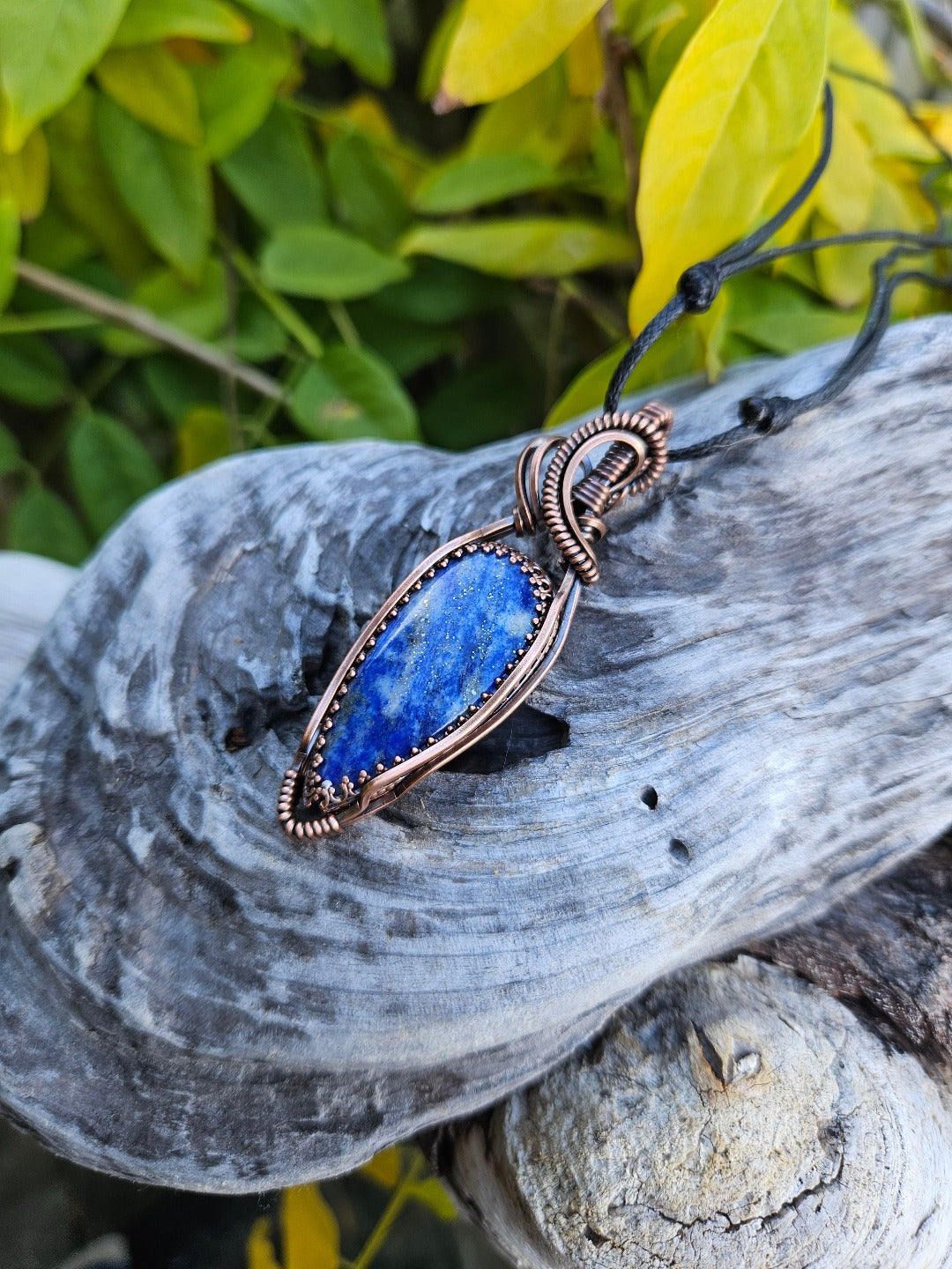 Lapis Lazuli and Copper Necklace