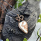 Scolecite and Copper Necklace