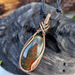 Bloodstone and Copper Necklace