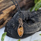 Amber and Copper Necklace