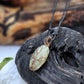 Green Fluorite and Copper Tree Necklace