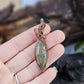 Prehnite and Copper Necklace