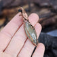 Prehnite and Copper Necklace