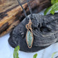 Prehnite and Copper Necklace