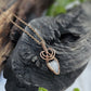 Grey Moonstone and Copper Necklace