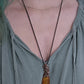 Amber and Copper Necklace