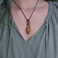 Amber and Copper Necklace